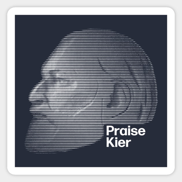 Praise Kier Sticker by sombreroinc
